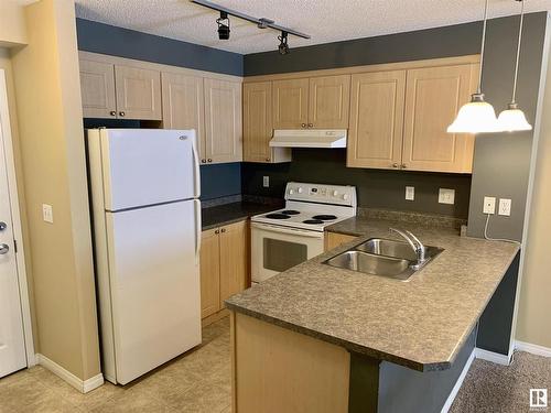 112 636 Mcallister Loop, Edmonton, AB - Indoor Photo Showing Kitchen With Double Sink