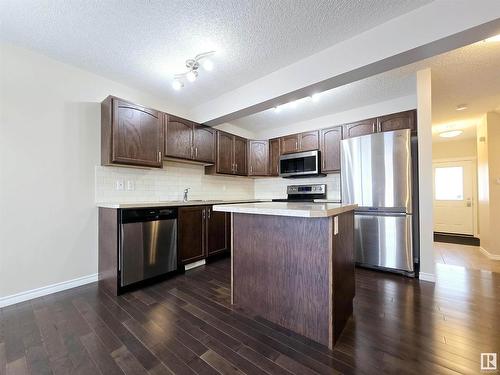 21308 45A Avenue, Edmonton, AB - Indoor Photo Showing Kitchen With Stainless Steel Kitchen