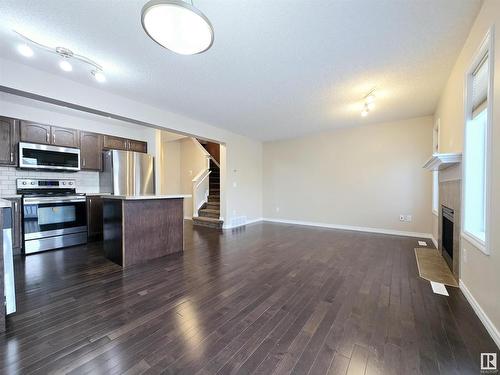 21308 45A Avenue, Edmonton, AB - Indoor Photo Showing Kitchen With Stainless Steel Kitchen