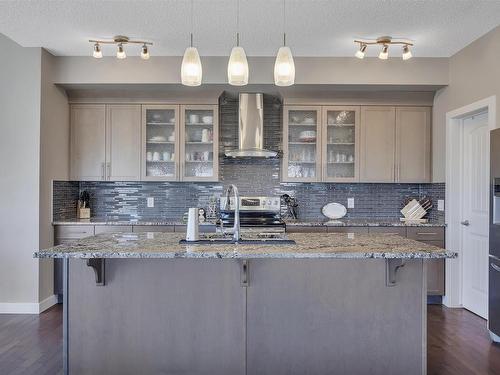 770 Lewis Greens Drive, Edmonton, AB - Indoor Photo Showing Kitchen With Upgraded Kitchen