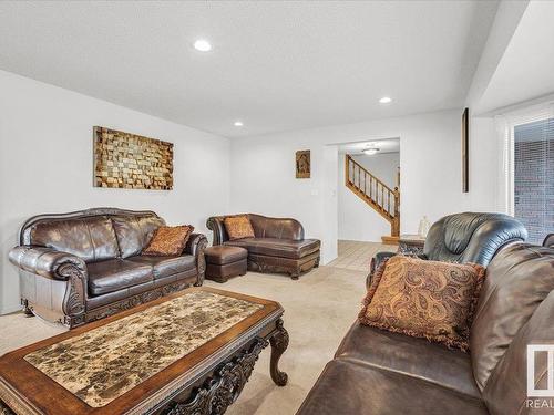 3020 105 Street, Edmonton, AB - Indoor Photo Showing Living Room