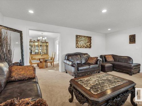 3020 105 Street, Edmonton, AB - Indoor Photo Showing Living Room