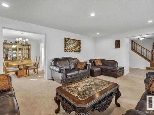 3020 105 Street, Edmonton, AB - Indoor Photo Showing Living Room