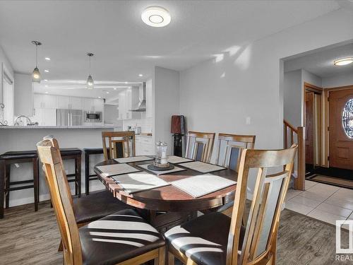 9823 156 Avenue, Edmonton, AB - Indoor Photo Showing Dining Room