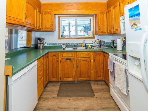 10819 138 Street, Edmonton, AB - Indoor Photo Showing Kitchen With Double Sink