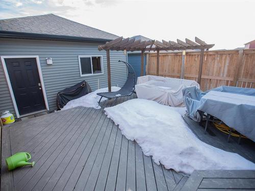 526 Orchards Boulevard, Edmonton, AB - Outdoor With Deck Patio Veranda With Exterior