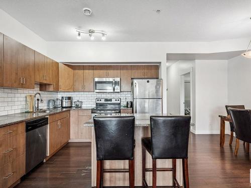 209 10518 113 Street, Edmonton, AB - Indoor Photo Showing Kitchen