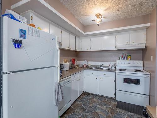 110 16428 109 Street, Edmonton, AB - Indoor Photo Showing Kitchen With Double Sink