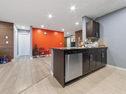 402 1510 Watt Drive, Edmonton, AB - Indoor Photo Showing Kitchen With Stainless Steel Kitchen