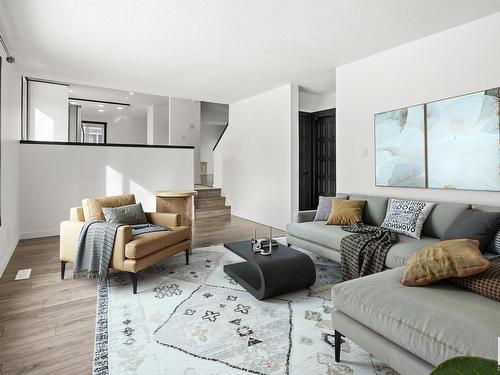 2432 117 Street, Edmonton, AB - Indoor Photo Showing Living Room