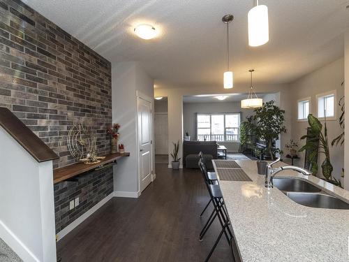 17616 58 Street, Edmonton, AB - Indoor With Fireplace