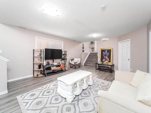 3709 22A Street, Edmonton, AB - Indoor Photo Showing Living Room