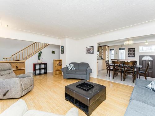 10616 145 Street, Edmonton, AB - Indoor Photo Showing Living Room