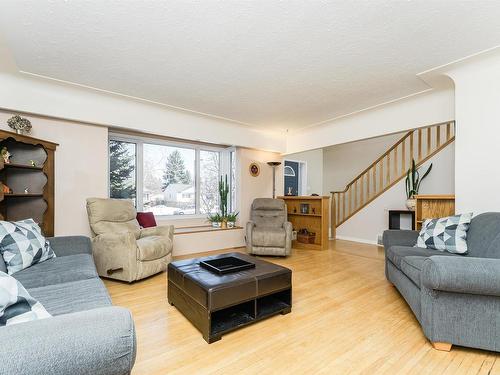 10616 145 Street, Edmonton, AB - Indoor Photo Showing Living Room