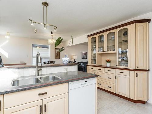 10616 145 Street, Edmonton, AB - Indoor Photo Showing Kitchen With Double Sink