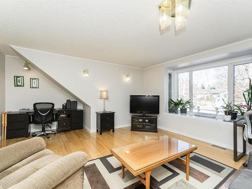 10616 145 Street, Edmonton, AB - Indoor Photo Showing Living Room