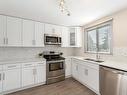 18003 76 Avenue, Edmonton, AB  - Indoor Photo Showing Kitchen With Double Sink With Upgraded Kitchen 