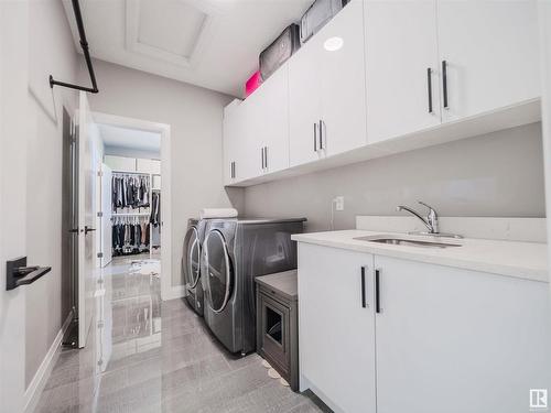 12819 202 Street, Edmonton, AB - Indoor Photo Showing Laundry Room