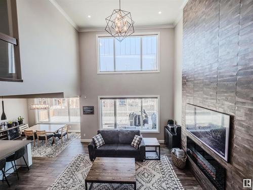 12819 202 Street, Edmonton, AB - Indoor Photo Showing Living Room