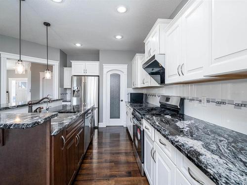 709 178A Street, Edmonton, AB - Indoor Photo Showing Kitchen With Upgraded Kitchen