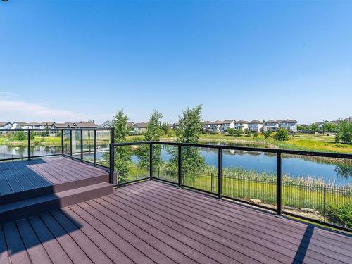 709 178A Street, Edmonton, AB - Outdoor With Body Of Water With Deck Patio Veranda With View