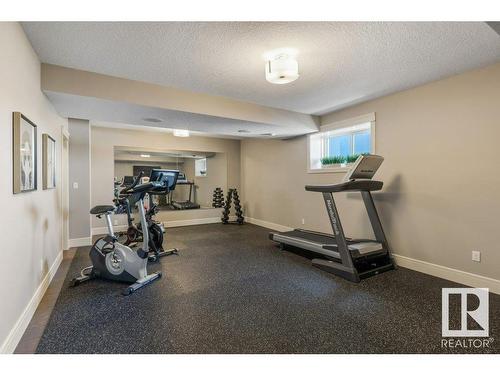 4096 Whispering River Drive, Edmonton, AB - Indoor Photo Showing Gym Room