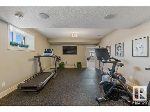 4096 Whispering River Drive, Edmonton, AB - Indoor Photo Showing Gym Room