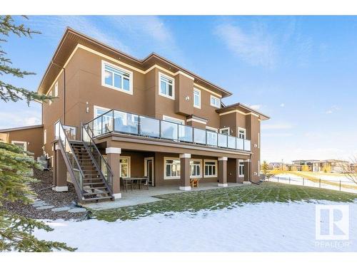 4096 Whispering River Drive, Edmonton, AB - Outdoor With Deck Patio Veranda