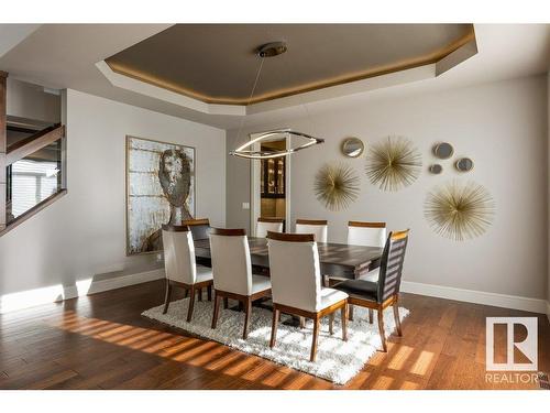 4096 Whispering River Drive, Edmonton, AB - Indoor Photo Showing Dining Room