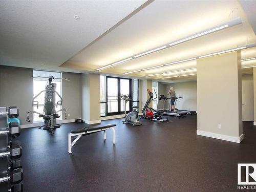 113 11080 Ellerslie Road, Edmonton, AB - Indoor Photo Showing Gym Room