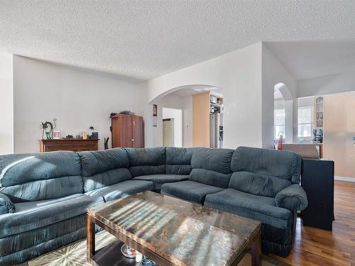 8003 156 Street, Edmonton, AB - Indoor Photo Showing Living Room