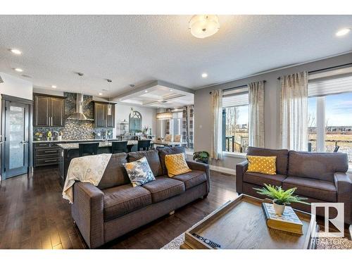 535 Albany Way, Edmonton, AB - Indoor Photo Showing Living Room