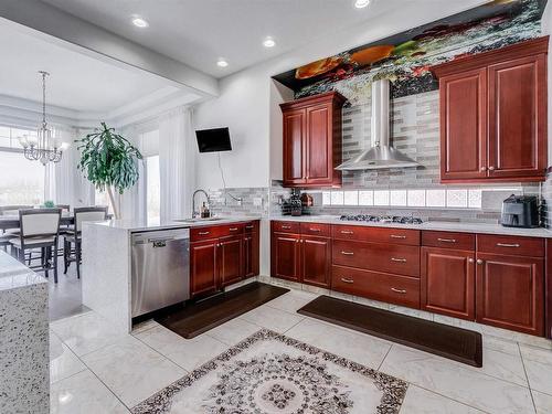 251 Galland Close, Edmonton, AB - Indoor Photo Showing Kitchen