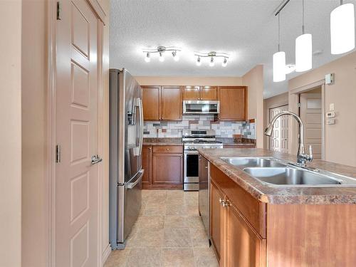 1732 62 Street, Edmonton, AB - Indoor Photo Showing Kitchen With Double Sink