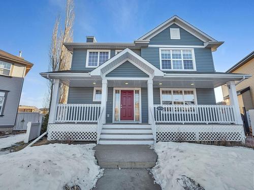 5478 Thibault Wynd, Edmonton, AB - Outdoor With Deck Patio Veranda With Facade