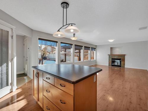 5478 Thibault Wynd, Edmonton, AB - Indoor With Fireplace