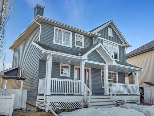 5478 Thibault Wynd, Edmonton, AB - Outdoor With Deck Patio Veranda With Facade