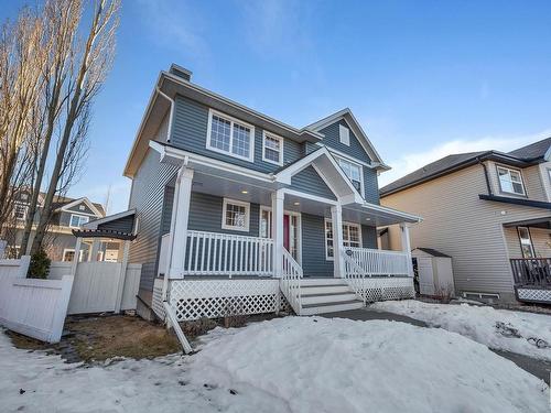 5478 Thibault Wynd, Edmonton, AB - Outdoor With Deck Patio Veranda With Facade