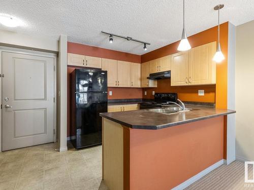 305 11449 Ellerslie Road, Edmonton, AB - Indoor Photo Showing Kitchen With Double Sink