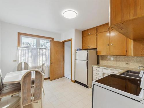 11315 110A Avenue, Edmonton, AB - Indoor Photo Showing Kitchen With Double Sink