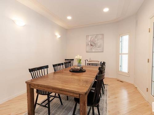 10507 131 Street, Edmonton, AB - Indoor Photo Showing Dining Room