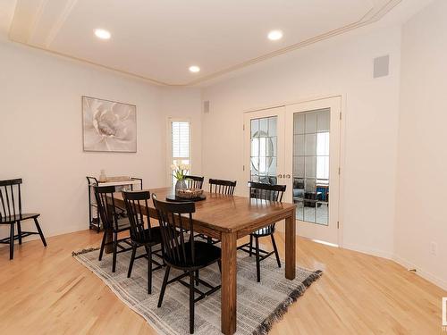 10507 131 Street, Edmonton, AB - Indoor Photo Showing Dining Room