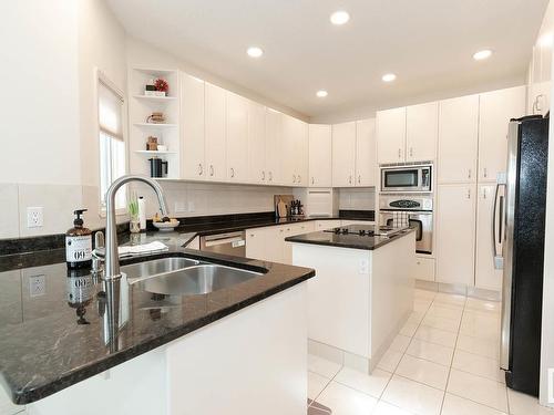 10507 131 Street, Edmonton, AB - Indoor Photo Showing Kitchen With Double Sink