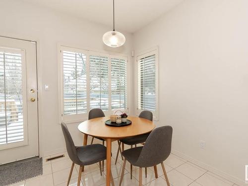 10507 131 Street, Edmonton, AB - Indoor Photo Showing Dining Room