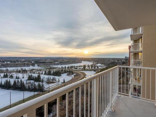 1007 12121 Jasper Avenue, Edmonton, AB - Outdoor With Balcony With View