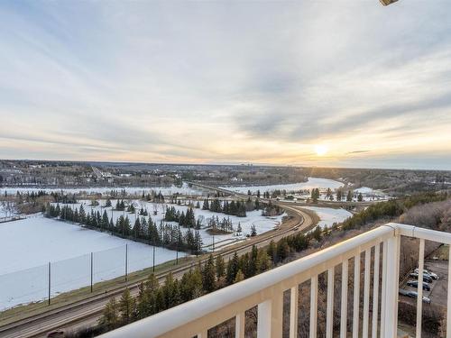 1007 12121 Jasper Avenue, Edmonton, AB - Outdoor With Balcony With View