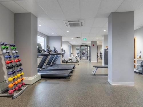 1007 12121 Jasper Avenue, Edmonton, AB - Indoor Photo Showing Gym Room