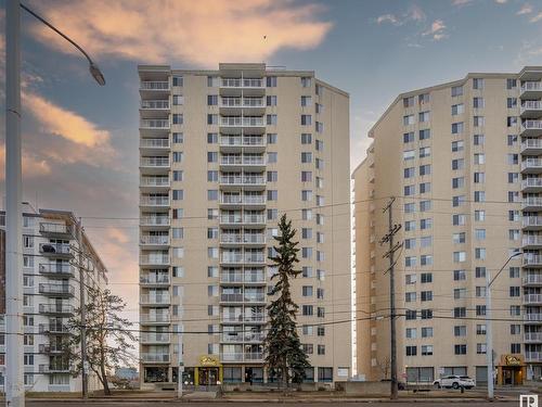 1007 12121 Jasper Avenue, Edmonton, AB - Outdoor With Balcony With Facade