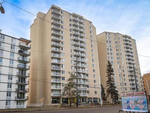 1007 12121 Jasper Avenue, Edmonton, AB - Outdoor With Balcony With Facade