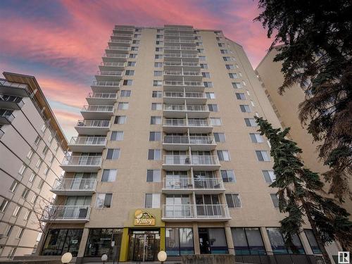 1007 12121 Jasper Avenue, Edmonton, AB - Outdoor With Balcony With Facade